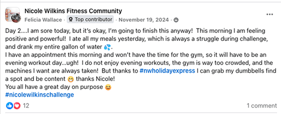 Laura Lee Hammill before and after.