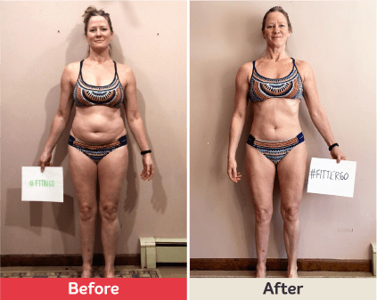 Before and after image.