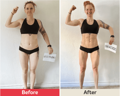 Before and after image.