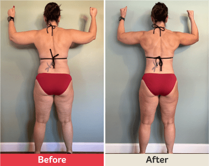 Before and after image.