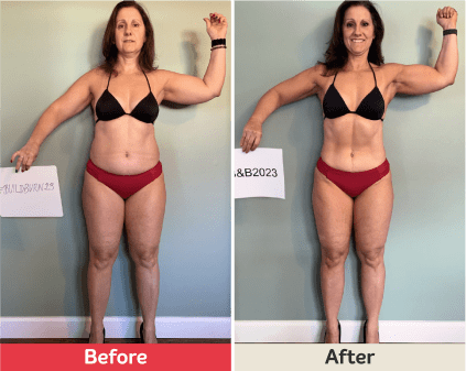 Before and after image.