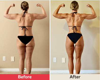 Before and after image.