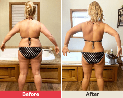 Before and after image.