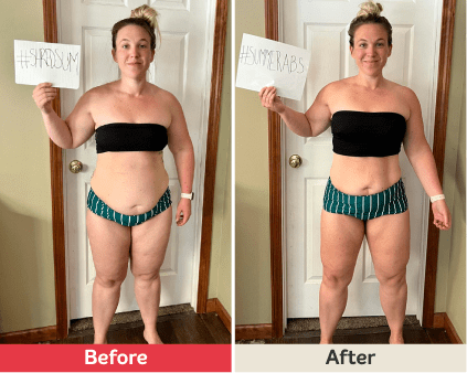 Before and after image.