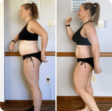 Taylor Bumgarner lost 5.5 pounds and 5 total inches.