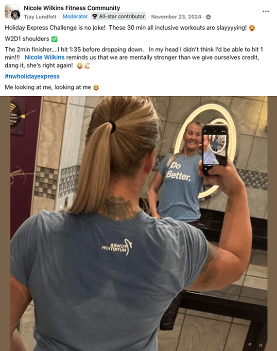 Samantha Paige Richards before and after.