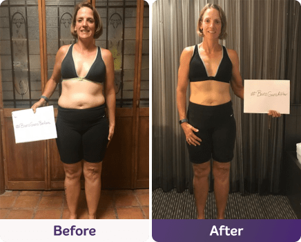Before and after image.