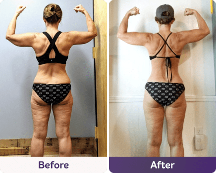 Before and after image.