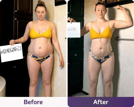 Before and after image.
