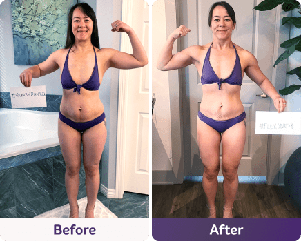 Before and after image.