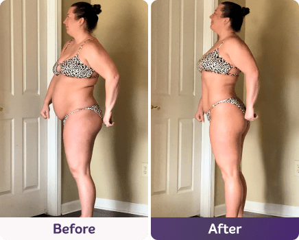 Before and after image.