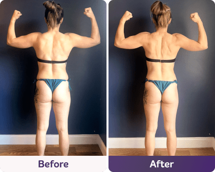 Before and after image.