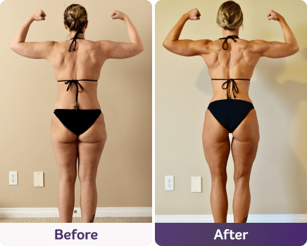 Before and after image.