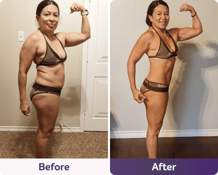 Before and after image.