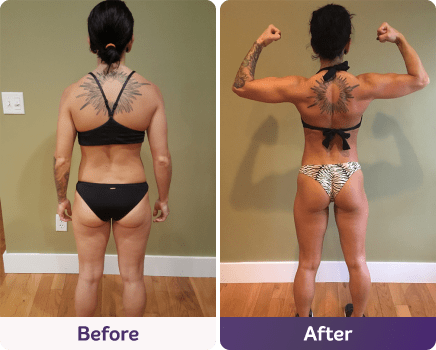 Before and after image.