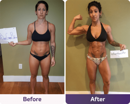Before and after image.
