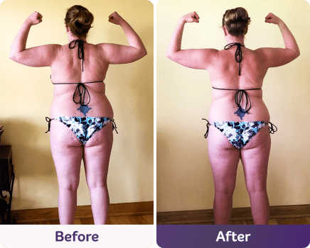 Before and after image.