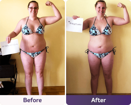 Before and after image.