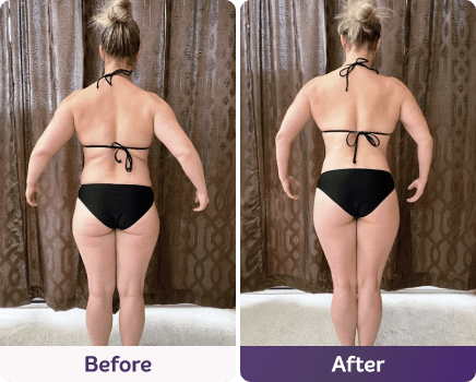 Before and after image.