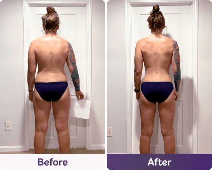 Before and after image.
