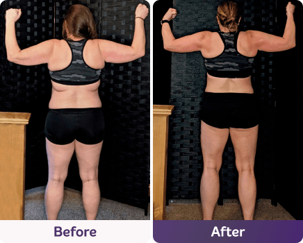 Before and after image.