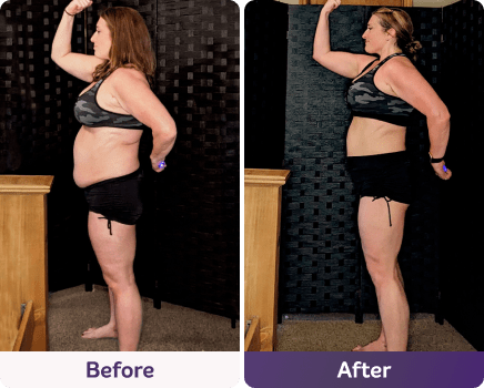 Before and after image.