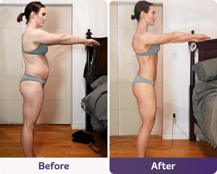 Before and after image.