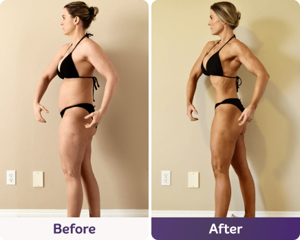 Before and after image.