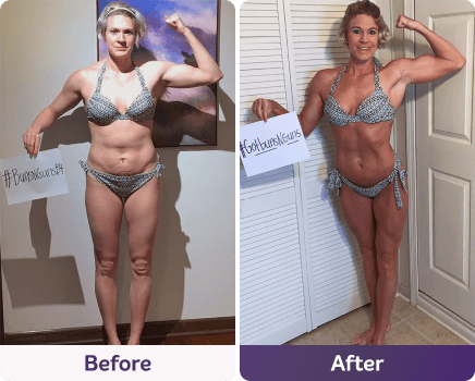 Before and after image.