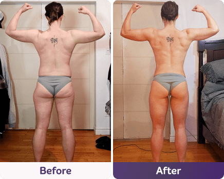 Before and after image.