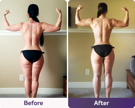 Before and after image.
