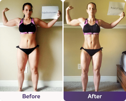 Before and after image.