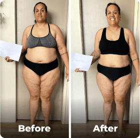 Before and after image.