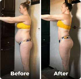 Before and after image.