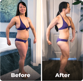 Before and after image.