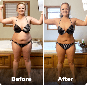 Before and after image.