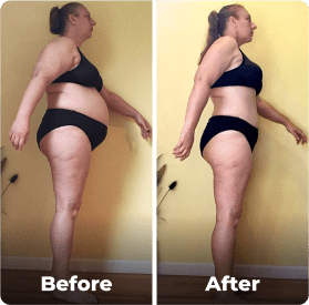 Before and after image.