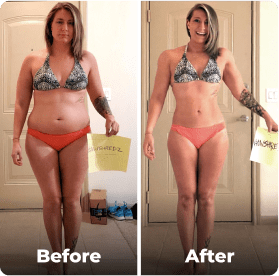 Before and after image.