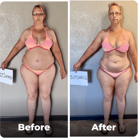 Before and after image.