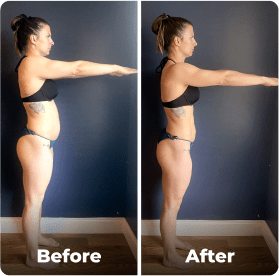 Before and after image.