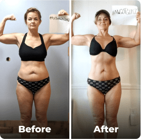 Before and after image.