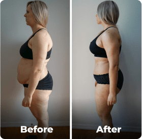 Before and after image.