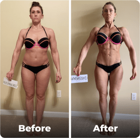 Before and after image.