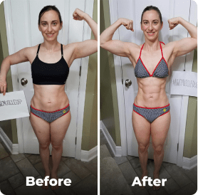 Before and after image.