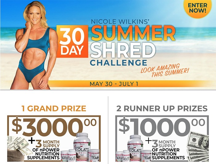 Summer Shred Challenge Sample Workout Nicole Wilkins