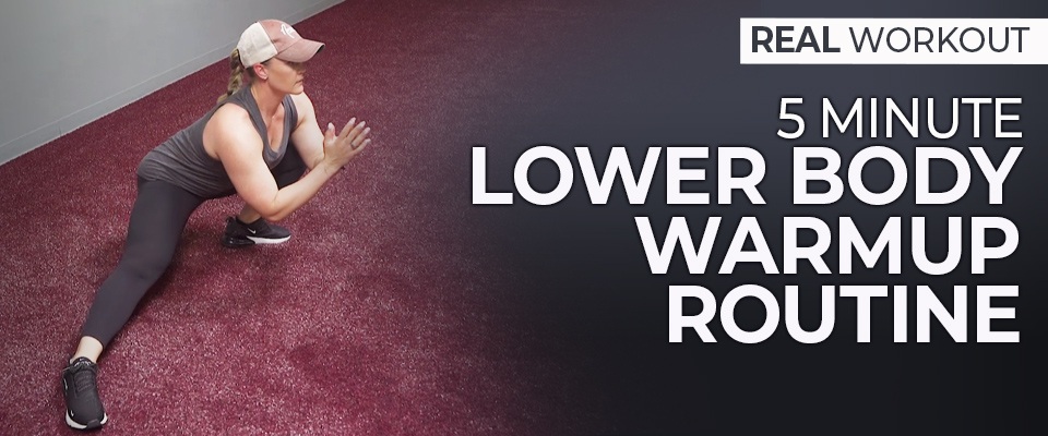 Real Workout: Lower Body Warmup Routine | Nicole Wilkins