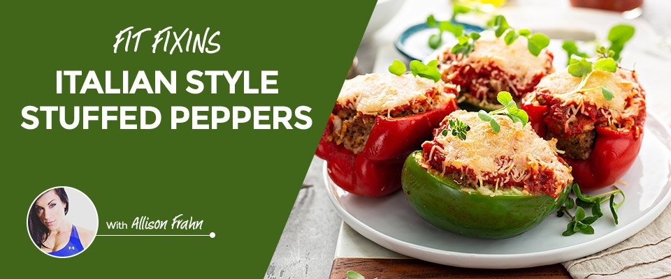 Fit Fixins: Italian Style Stuffed Peppers
