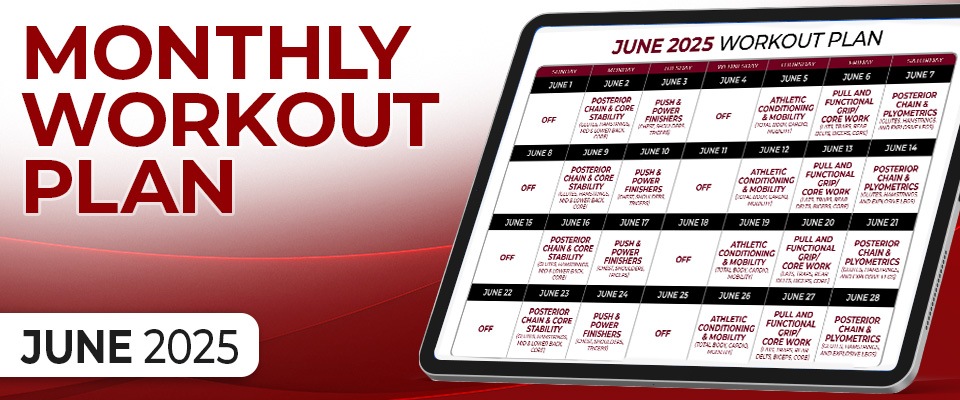 Monthly Workout Plan: June 2025