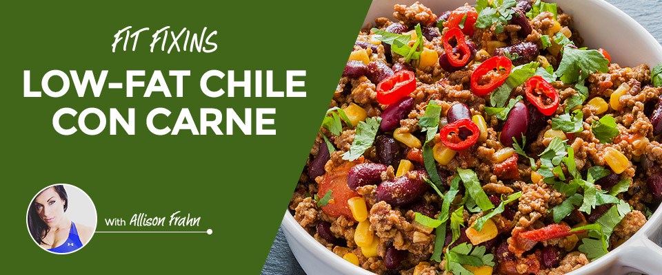 Fit Fixins: Low-Fat Chile Con Carne