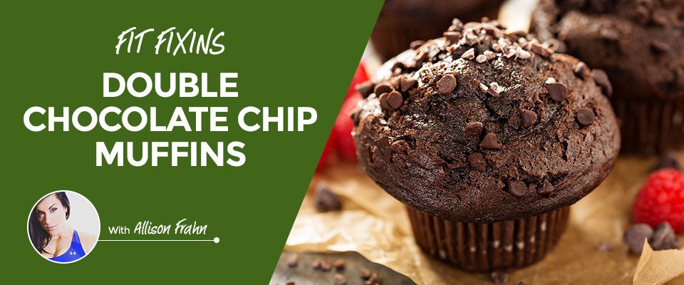 Fit Fixins: Double Chocolate Chip Muffins